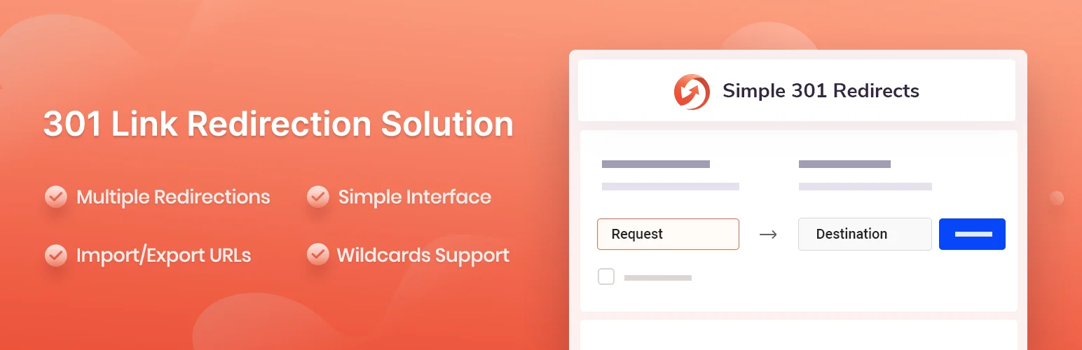 Simple 301 Redirects By Better Links