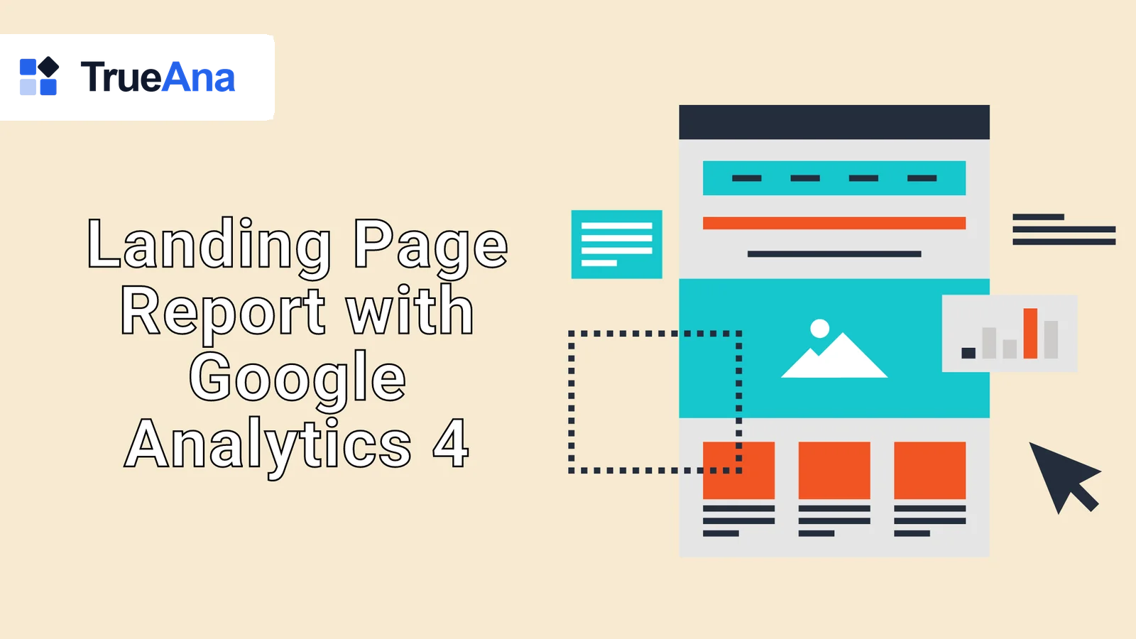 Landing Page Report with Google Analytics 4